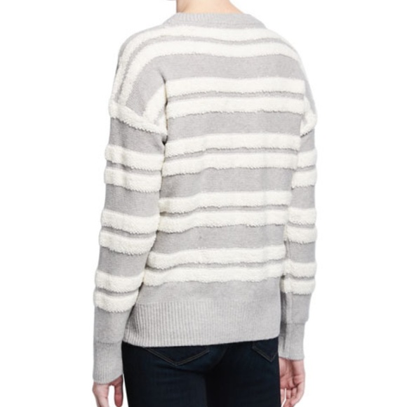 Vince Camuto Loop-stripe Sweater - Picture 2 of 7